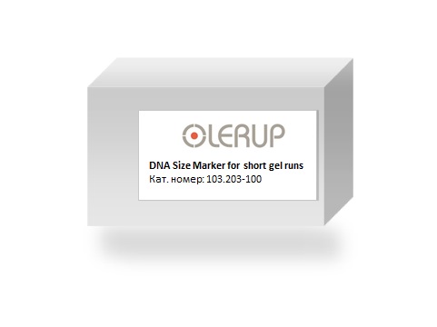 Маркер для оценки длины ПЦР-продуктов для коротких фрагментов DNA Size Marker for Short Gel Runs (не для использования в медицинских целях)