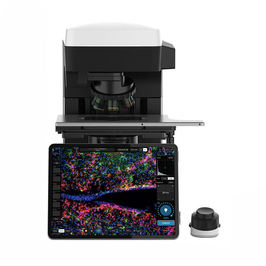 Универсальный гибридный (прямой и инвертированный) флуоресцентный микроскоп ECHO Revolve (не для использования в медицинских целях)