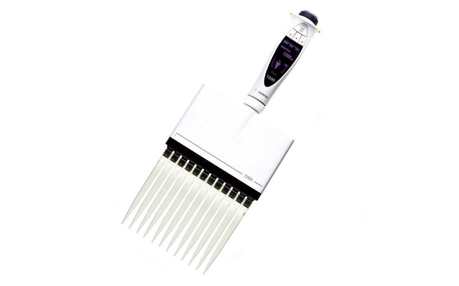 Дозатор пипеточный электронный 12-канальный Picus c варьируемым объемом дозирования, 50-1200 мкл