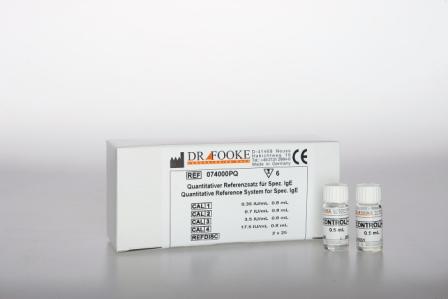 Набор 6 стандартов для количественного определения аллерген-специфических IgE-антител (используется с тест-системой №0560200PKL)