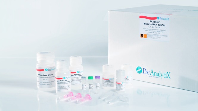 Набор  реагентов для выделения РНК из крови PAXgene Blood miRNA Kit